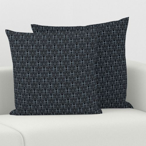 cat damask dark slate