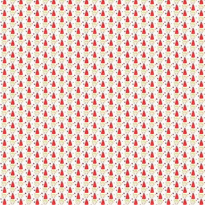 A February 10 2011 - little doll red dress fabric