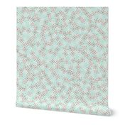 Atomic Snowflakes Medium- Mint