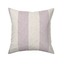 lilac-mauve barkcloth cabana stripes