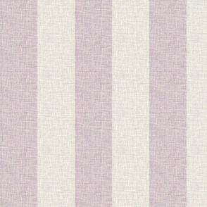 lilac-mauve barkcloth cabana stripes