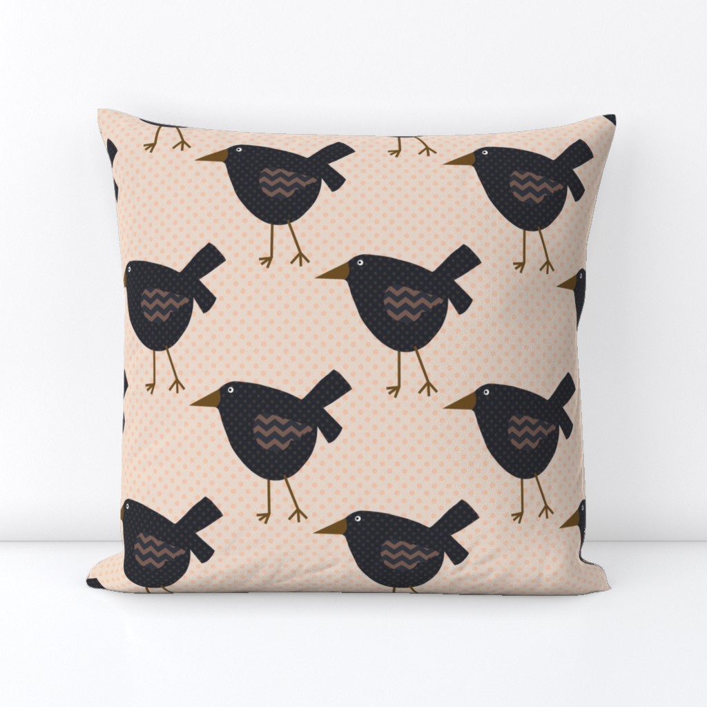 Primitive Crows and Polka Dots