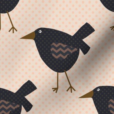 Primitive Crows and Polka Dots