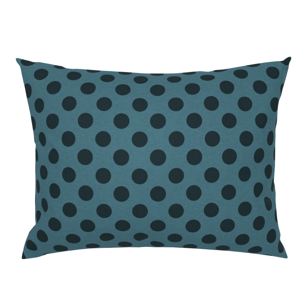 Prim Dark Blue Polka Dots