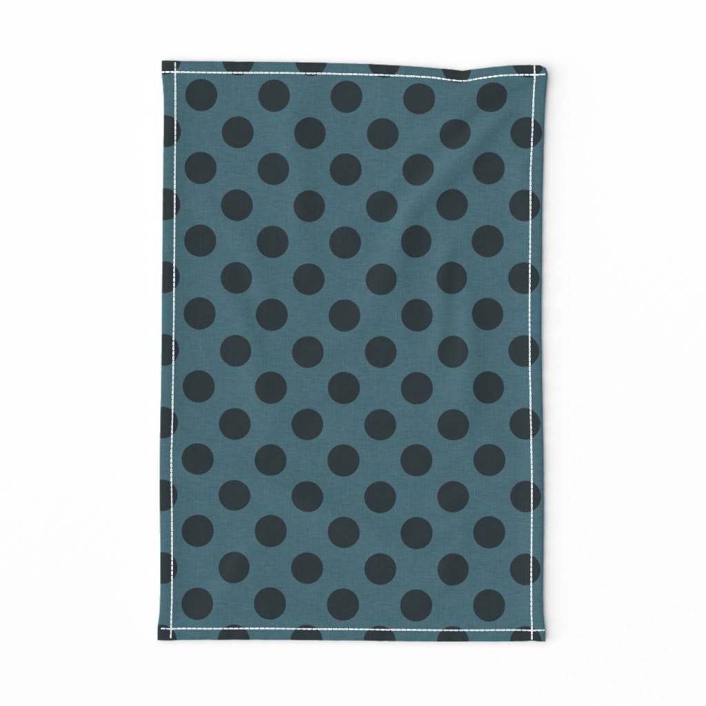 Prim Dark Blue Polka Dots