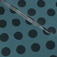 Prim Dark Blue Polka Dots