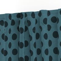 Prim Dark Blue Polka Dots