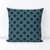 Prim Dark Blue Polka Dots