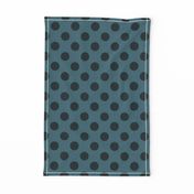 Prim Dark Blue Polka Dots