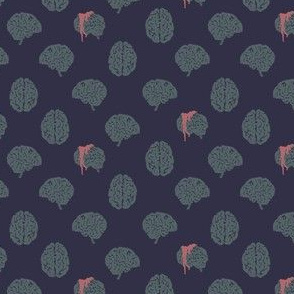 Zombie brain polka dots - colorway 02