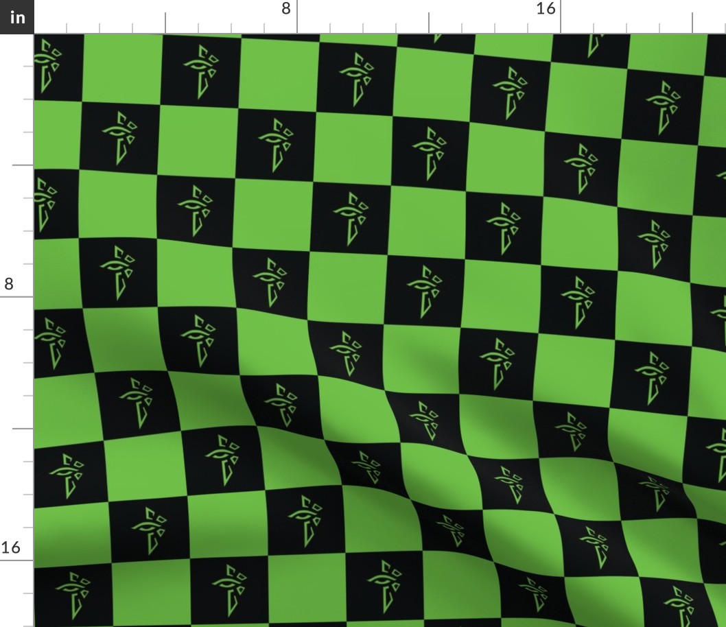 Checkered Enlightened Fabric