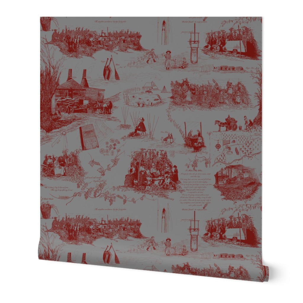 Red_Toile_on_Grey_repeat