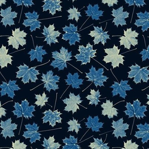 moonlit maple leaves, small