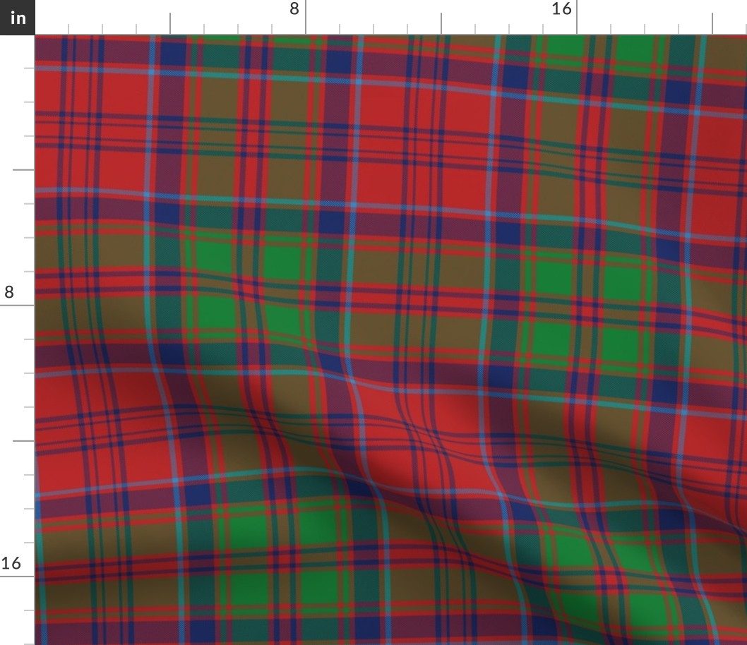 Grant 1819  tartan #1, 9" Wilson's of Bannockburn