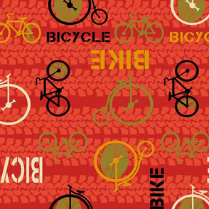 bicycle or bike? vintage or modern by Diane Gilbert