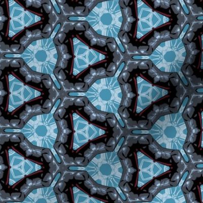 Masculine Geometric in Blue and Gray