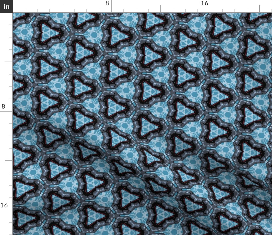 Masculine Geometric in Blue and Gray