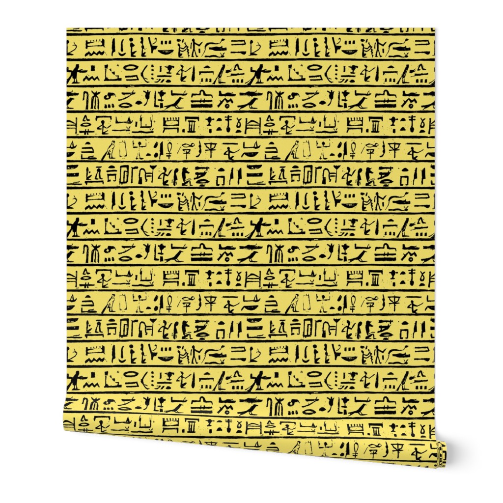 Hieroglyphics on Yellow // Small