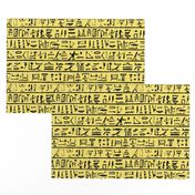 Hieroglyphics on Yellow // Small