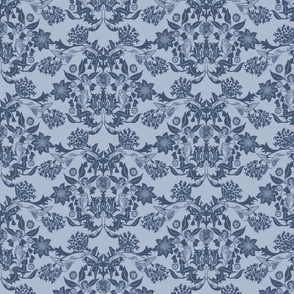 Hummingbird Damask #4