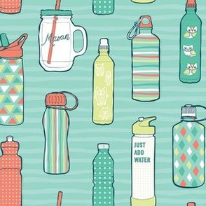 Water Bottles - Large Print