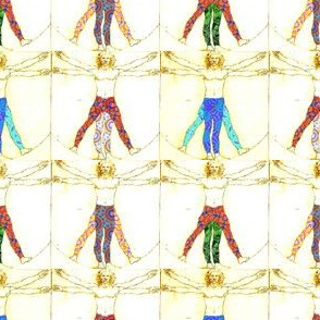 Vitruvian Man, with New Yoga Pants