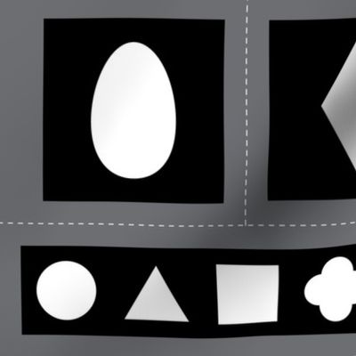 Montessori Black & White Shapes