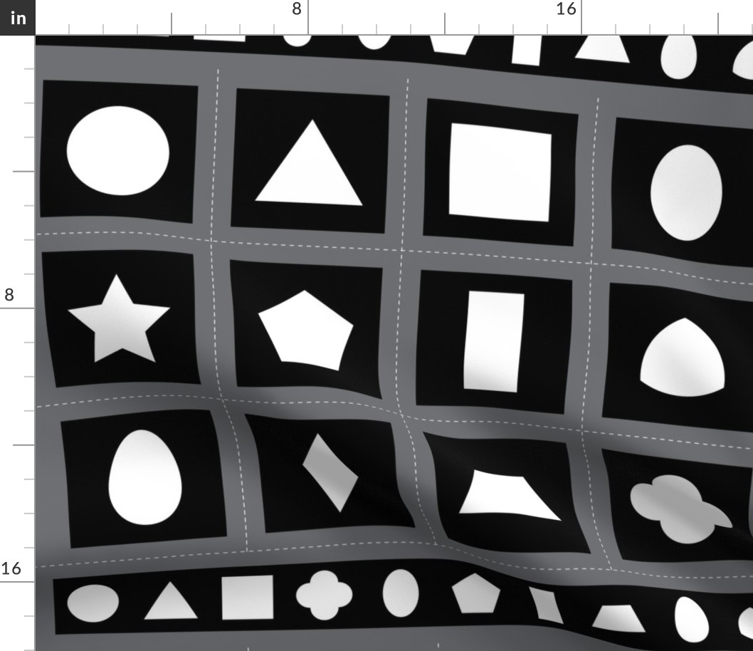 Montessori Black & White Shapes