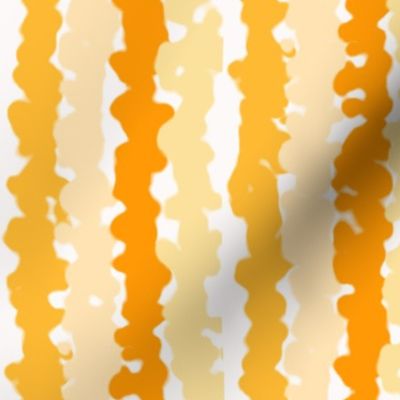 Splattered Stripes in Orange & Yellow Hues