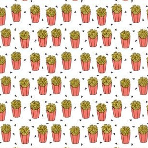 french fries // junk food novelty food print