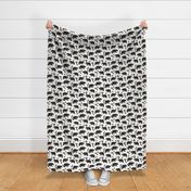 geometric bear // white trendy minimal cool scandinavian kids designs for trendy kids black and white design with triangles 