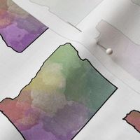 Watercolor Oregon // Small