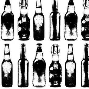 Vintage Beer Bottles - Large (4")