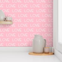 love pink valentines hearts girly pastel illustration pattern design