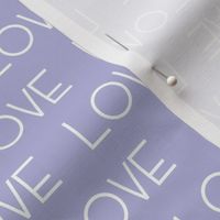 love text on purple 