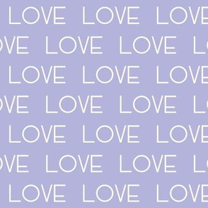 love text on purple 