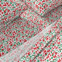 Christmas Holiday Pattnern Red Green White