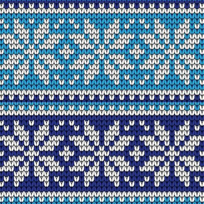 Christmas Holiday Ugly Sweater Snowflakes