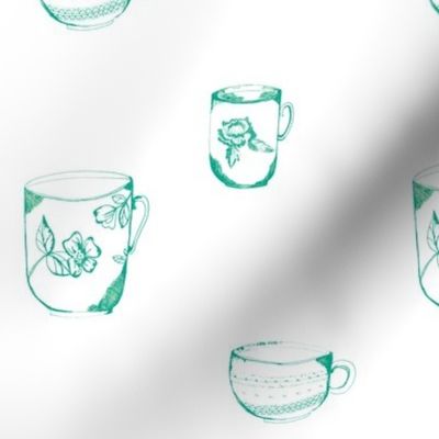 sketched_teacup_trio-green