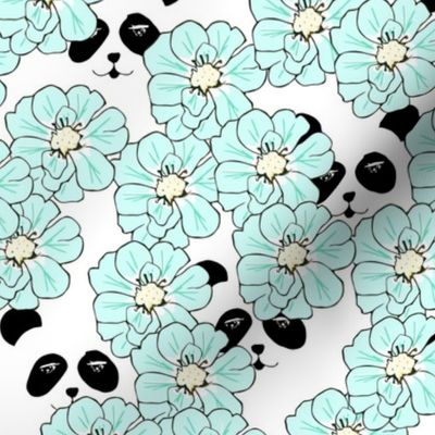 peekaboo panda mint - by MiaMea