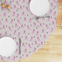 Adorable australian animals kids geometric kangaroo girls illustration pattern