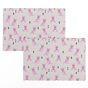 Adorable australian animals kids geometric kangaroo girls illustration pattern