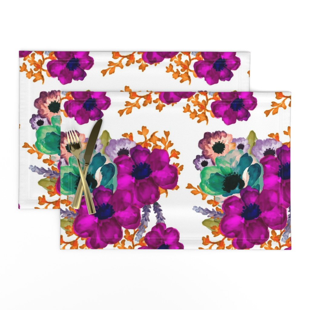 Mod Vibrant Flowers 