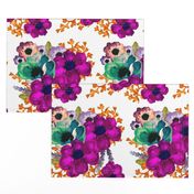 Mod Vibrant Flowers 