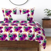 Mod Vibrant Flowers 