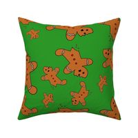 Gingerbread Men Green