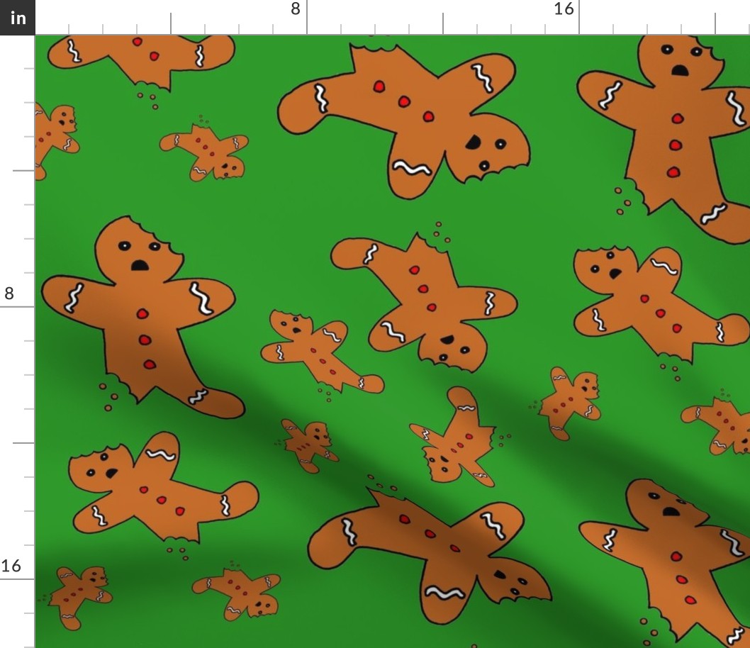 Gingerbread Men Green