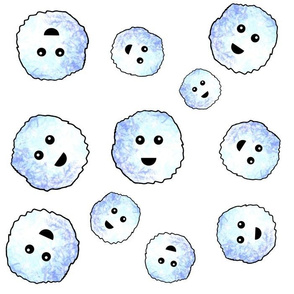 Kawaii Snowballs