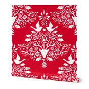 Christmas Paper Cutting Red