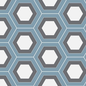 Layered Hexagons Wedgwood